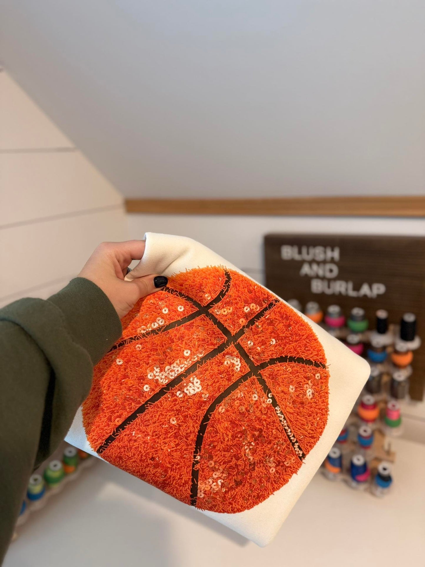 Faux Yarn Basketball