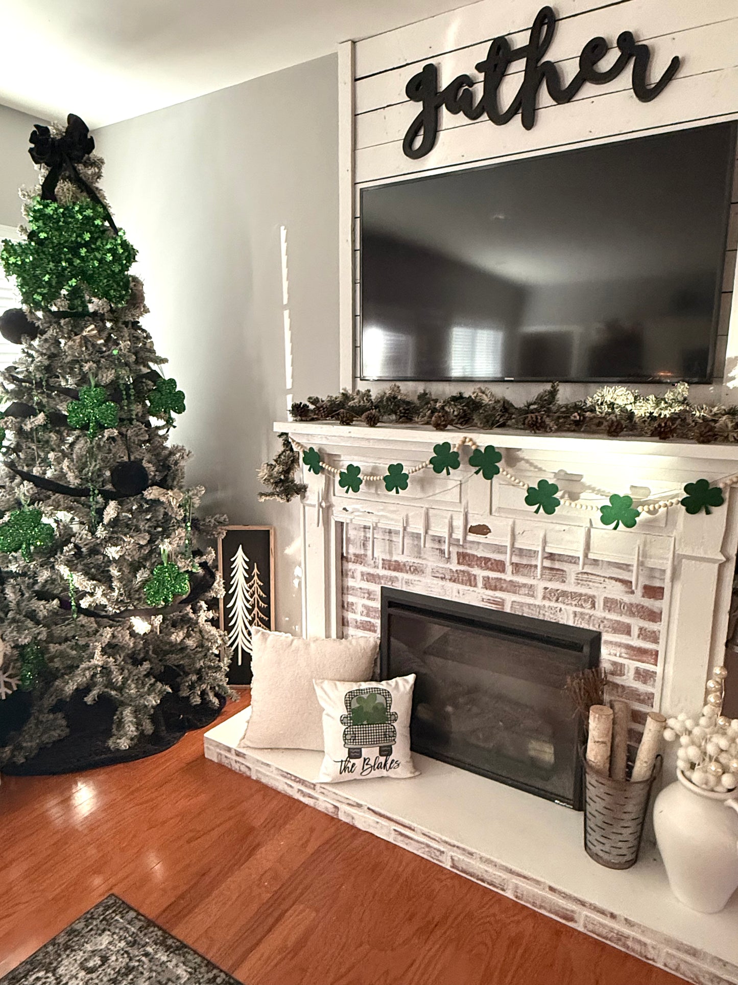 Custom St. Pattys Truck Pillow