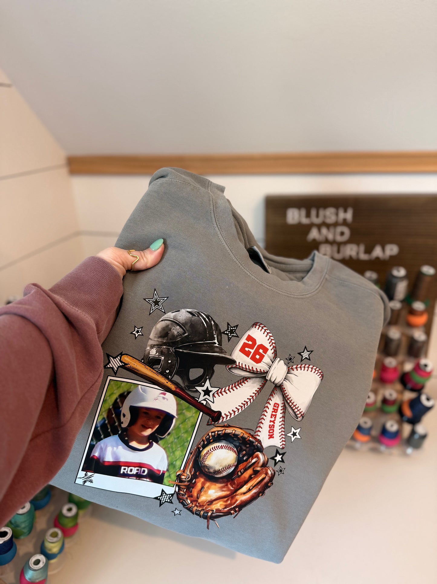 Custom Baseball Photo