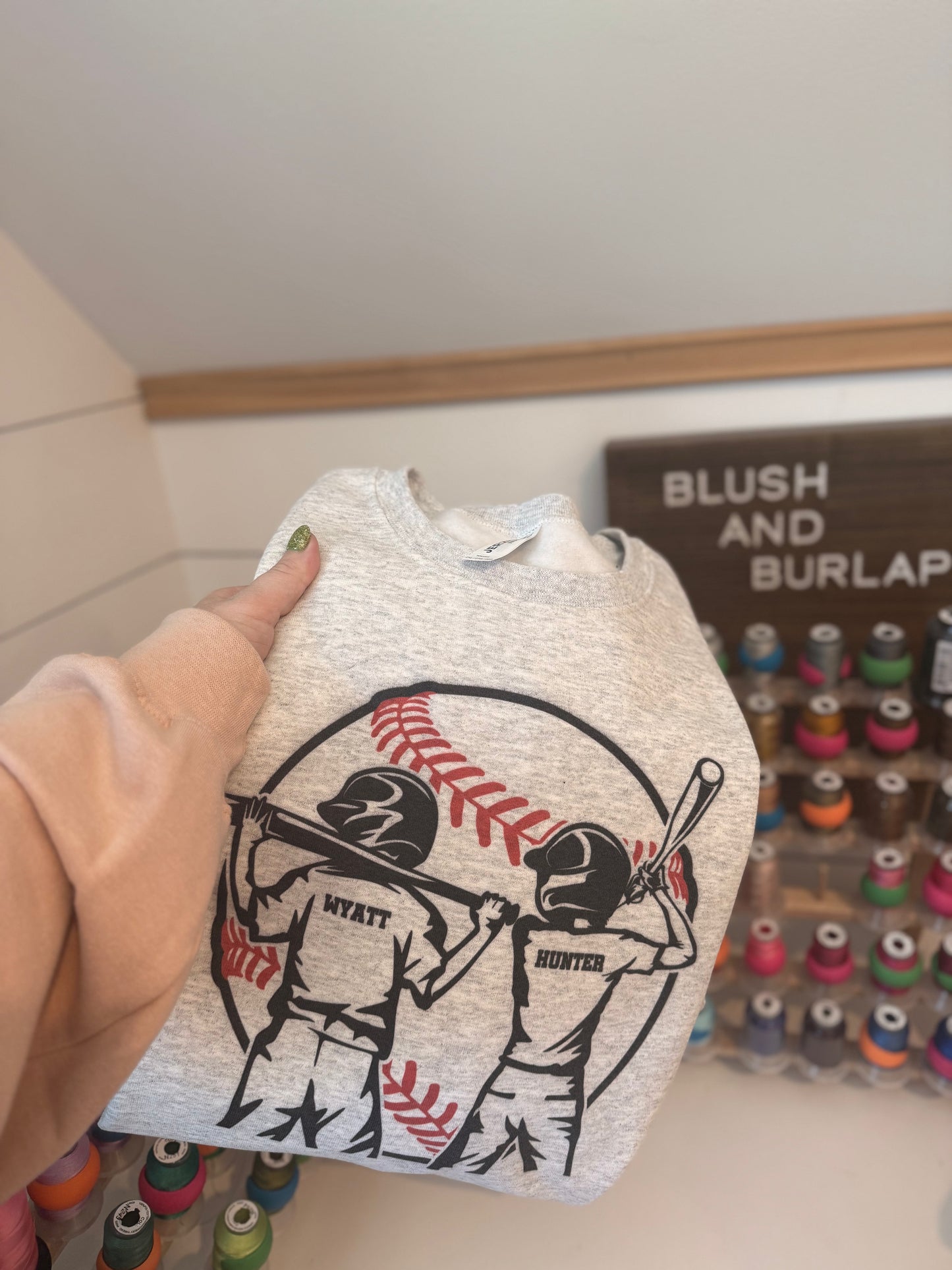 Duo Baseball Boys Custom