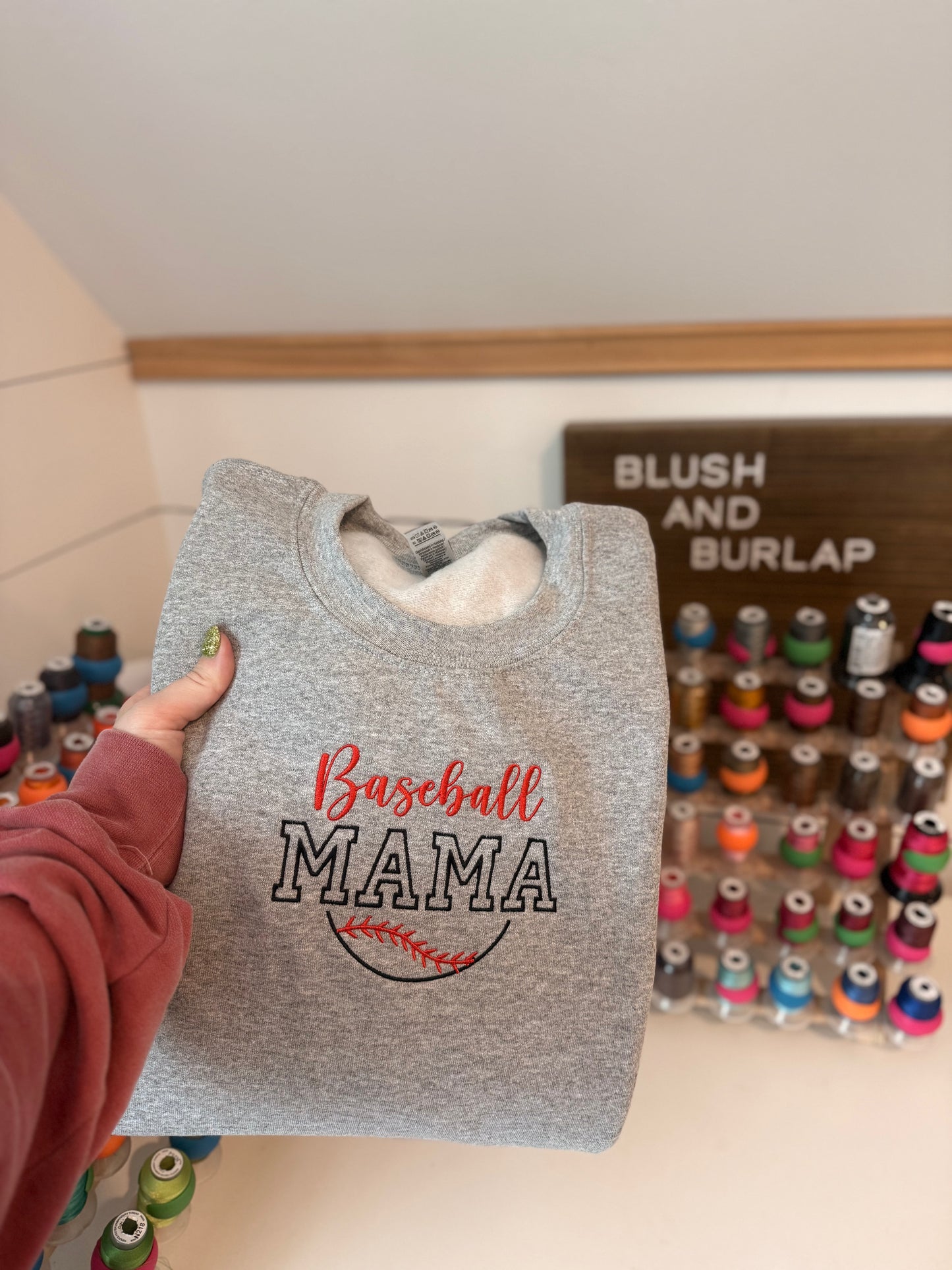 Baseball Mama (embroidered)