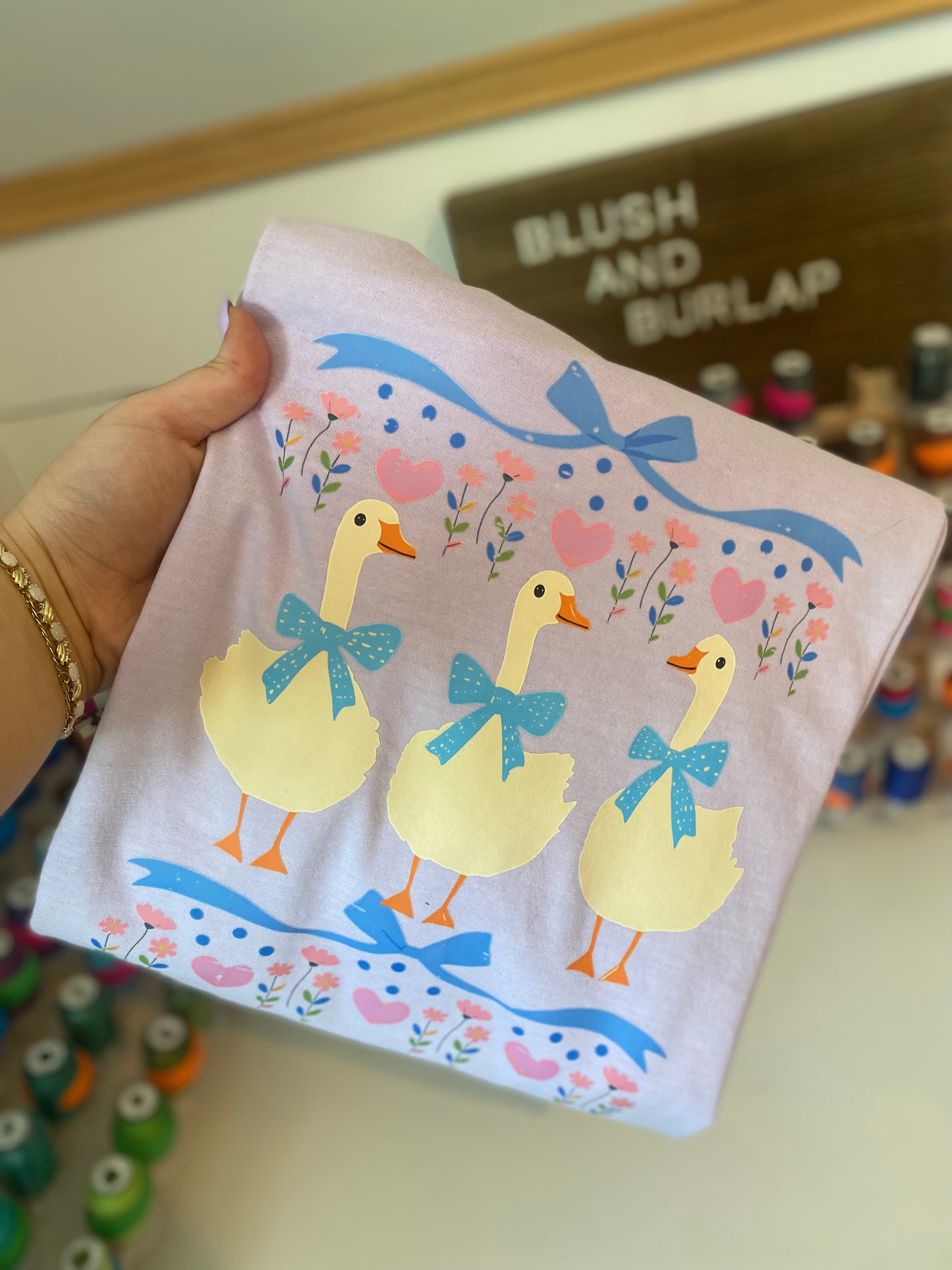 Vintage Coquette Geese