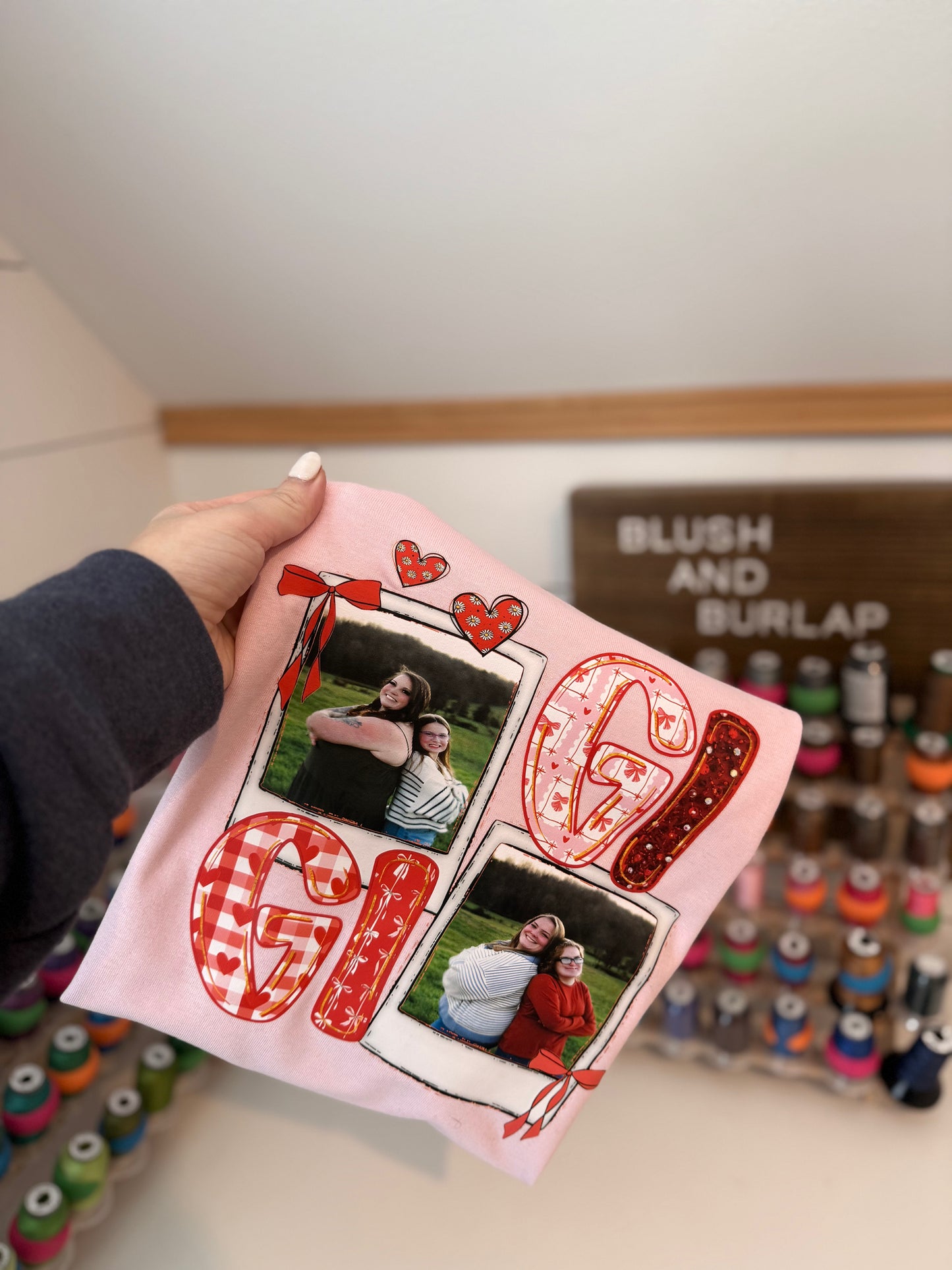 Custom Valentine Photo Name