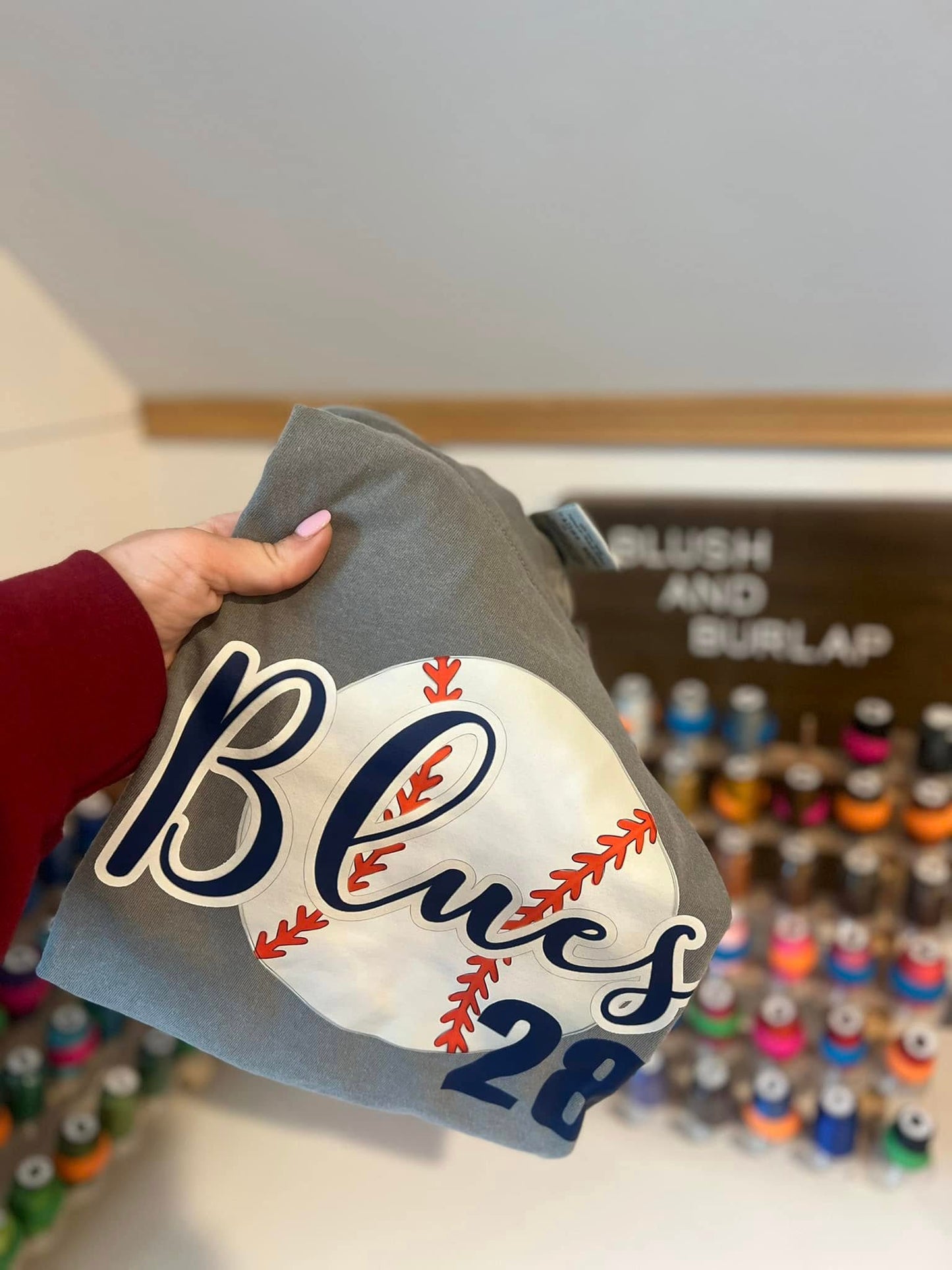 Baseball Custom Name + Number