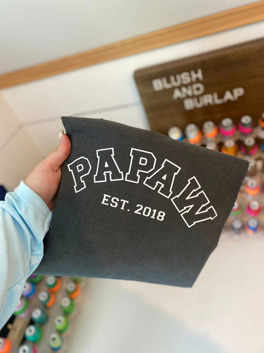 Custom Grandfather Name (WITH EST DATE)