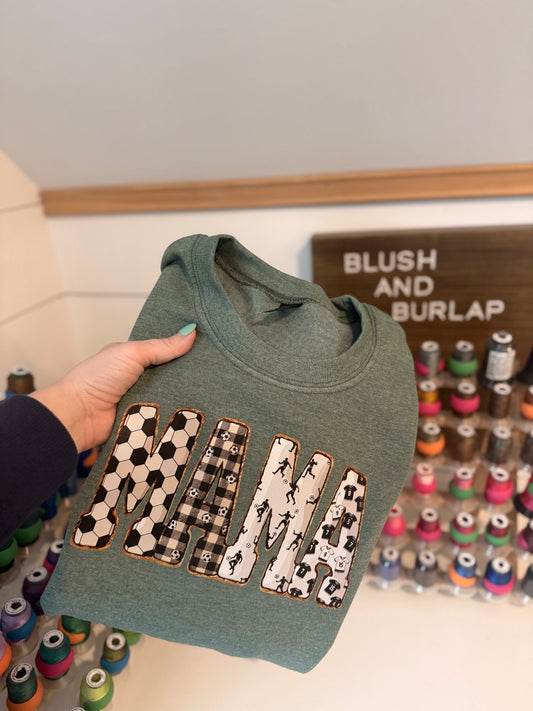 Mama (faux embroidery)