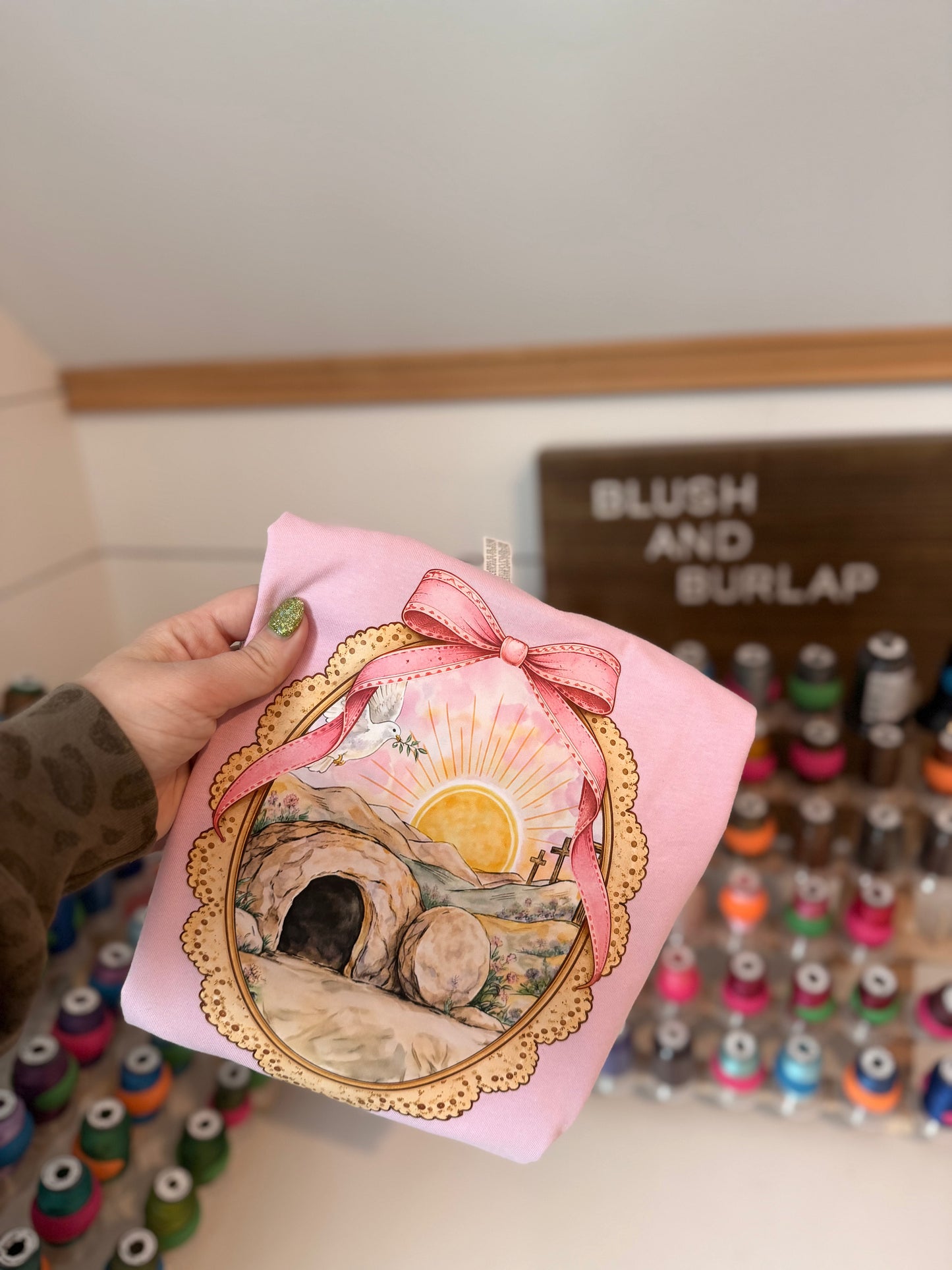 Empty Tomb Frame Coquette