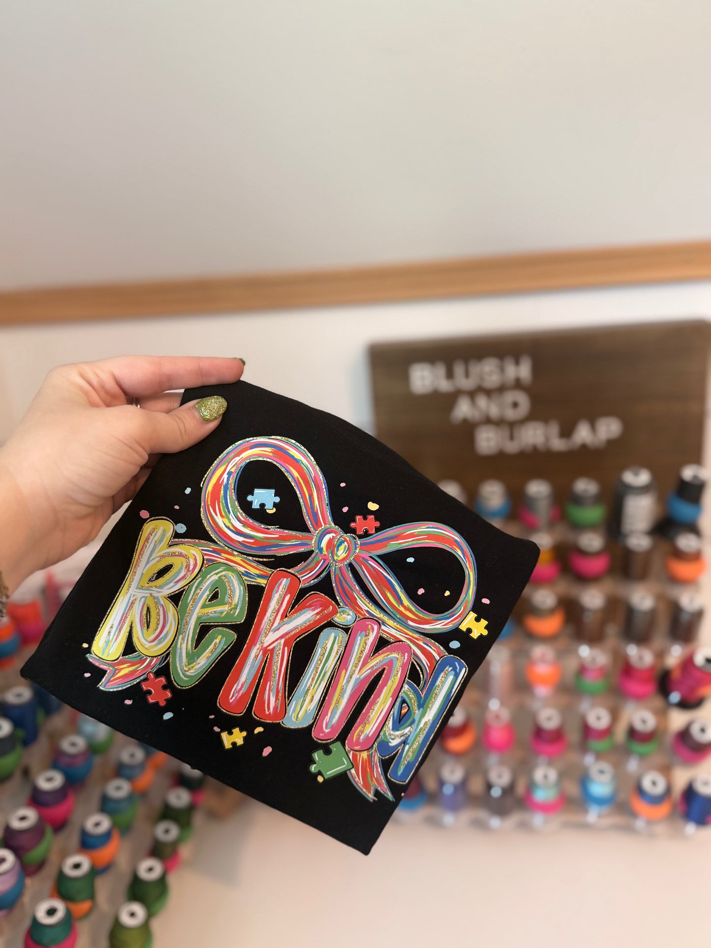 Be Kind (rainbow coquette)