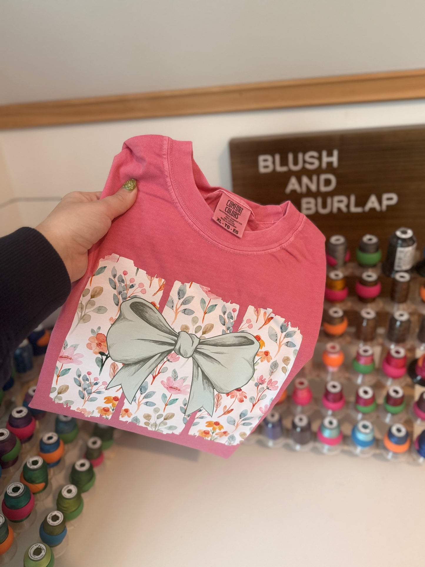 Mint Bow Floral