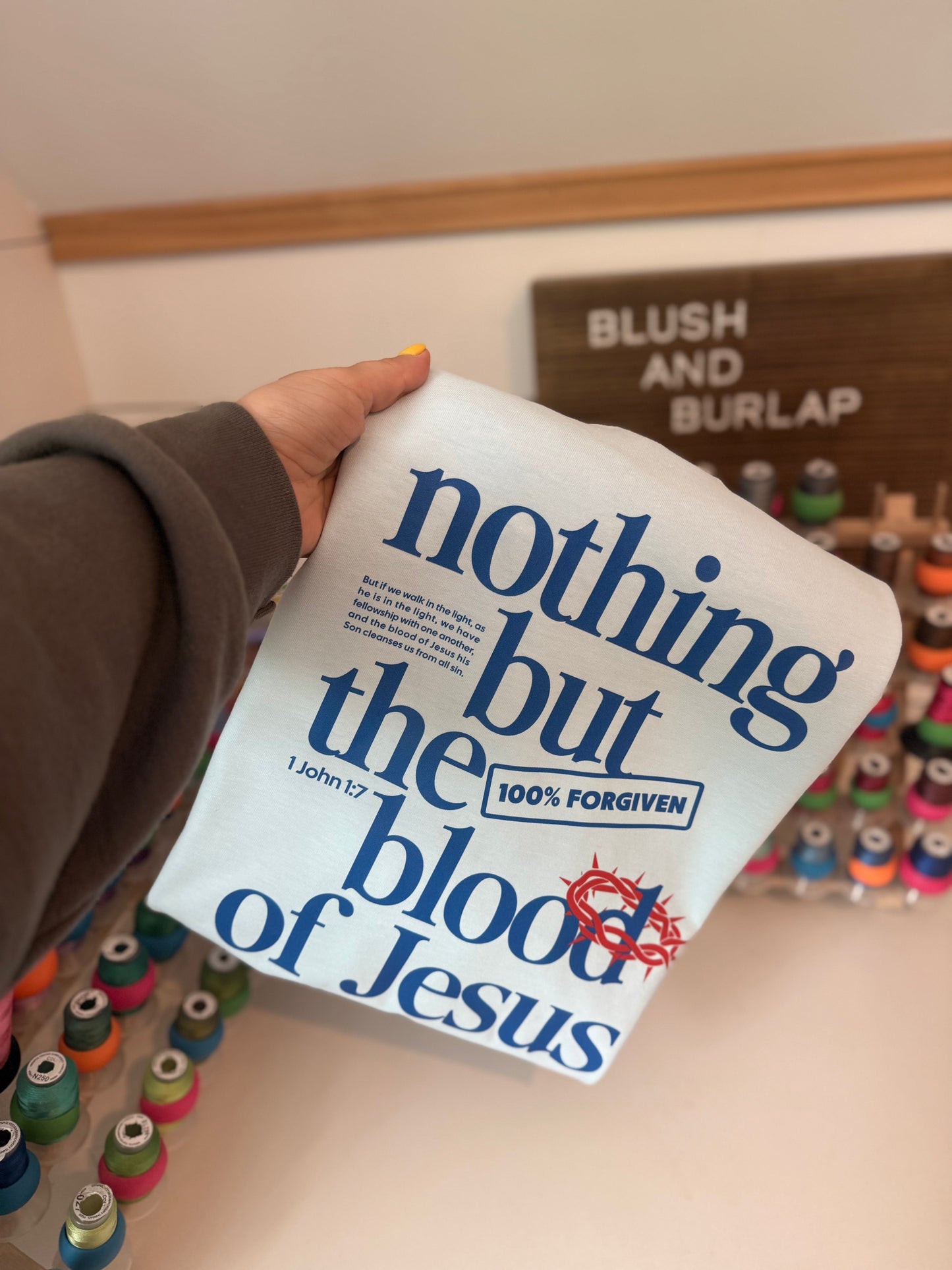What can wash away my sins?
