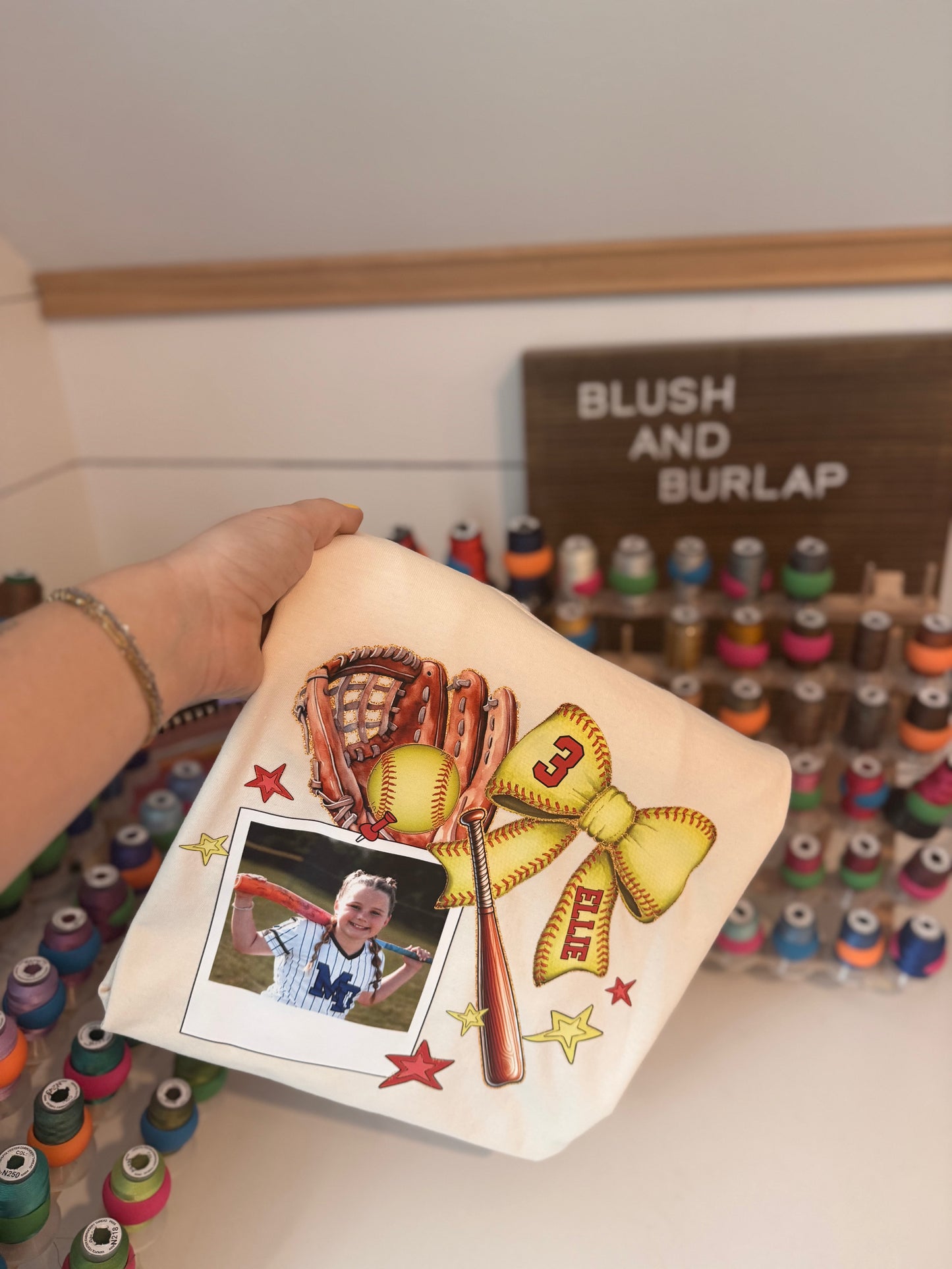 Custom Softball Collage (with photo)