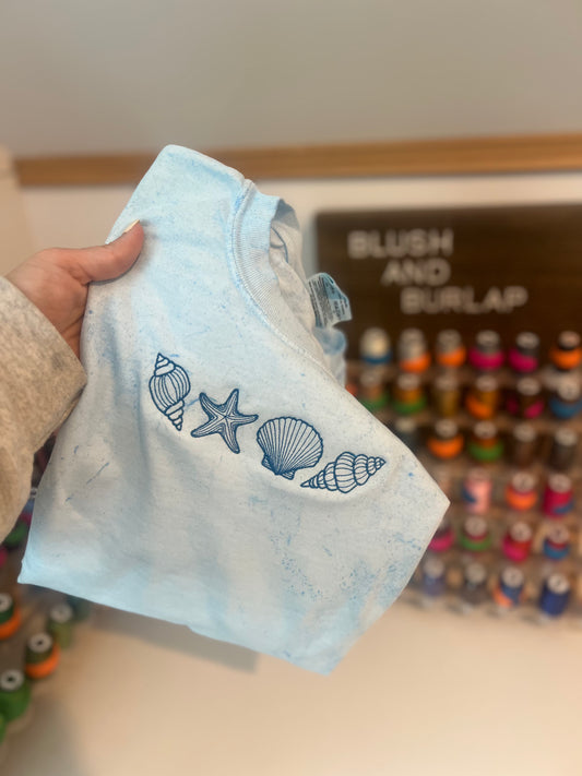Seashells (embroidered)