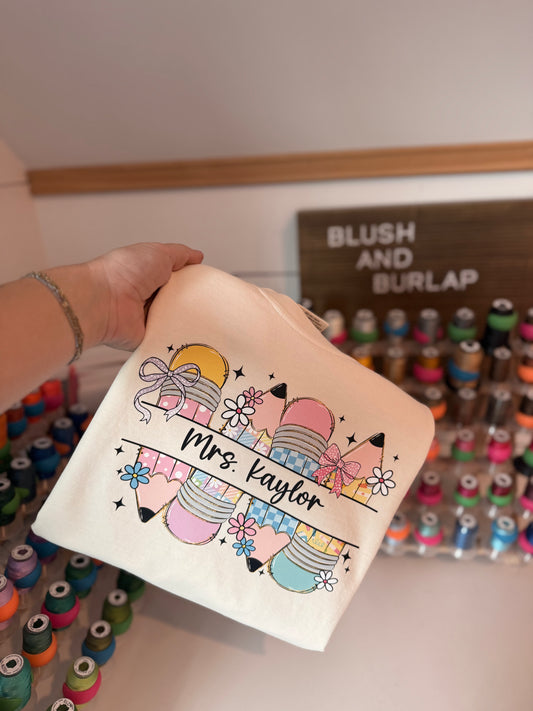 Pencil Nameplate