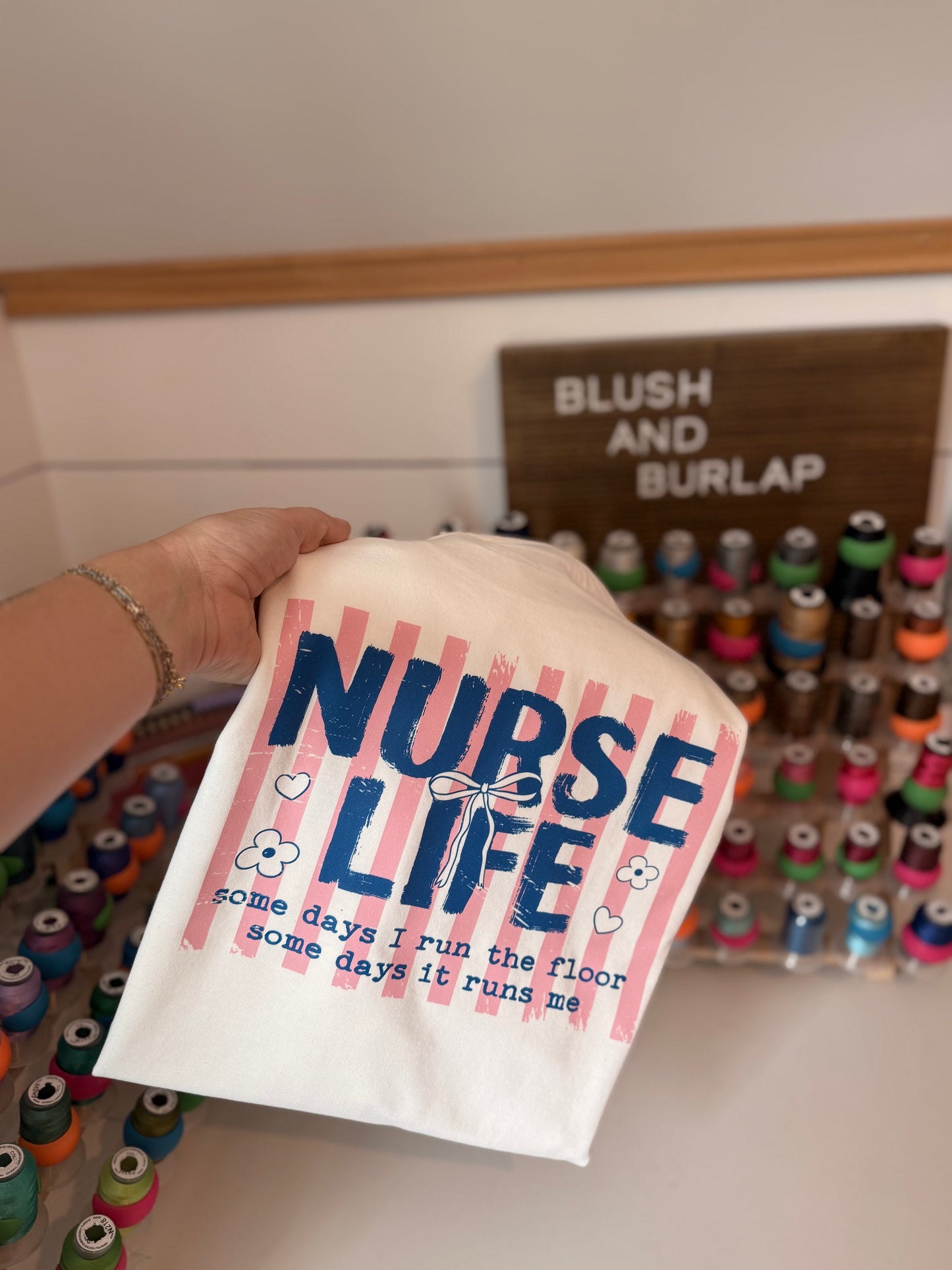 Nurse Life. Some Days I Run The Floor. Some Days It Runs Me.