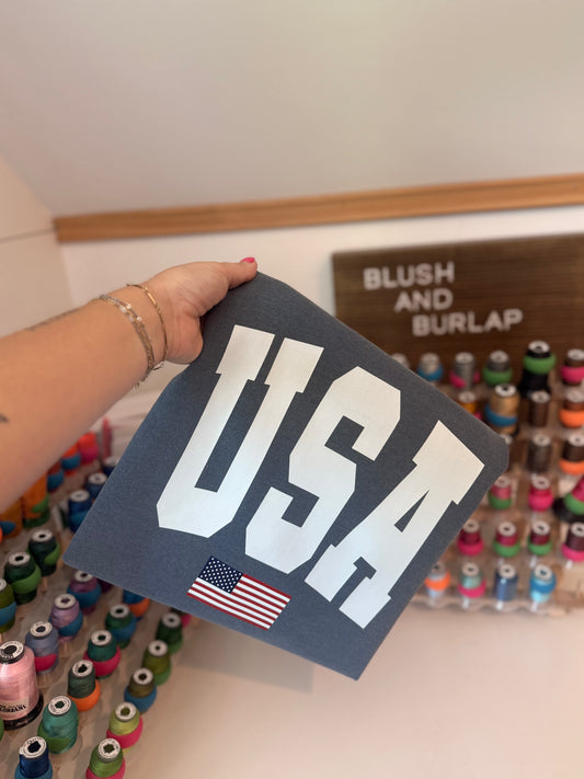USA (with flag)