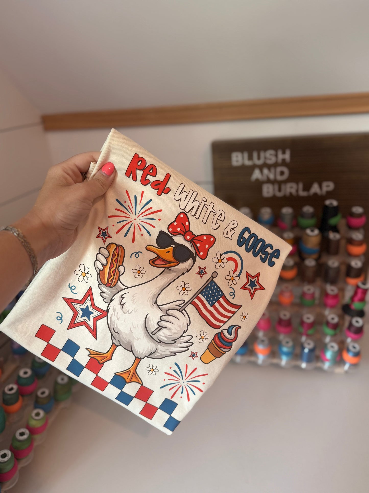 Red, White & Goose