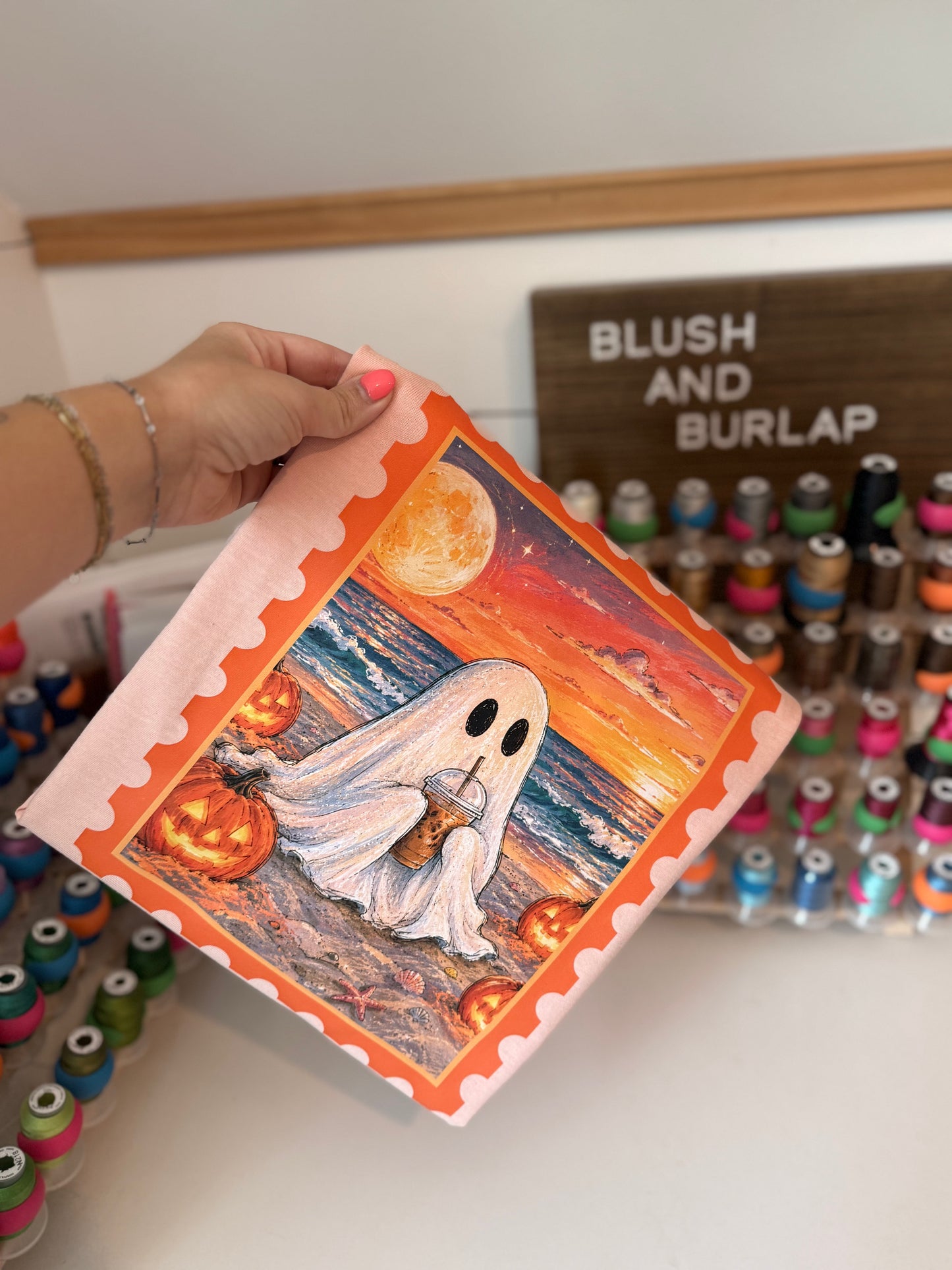 Ghost Beach Stamp