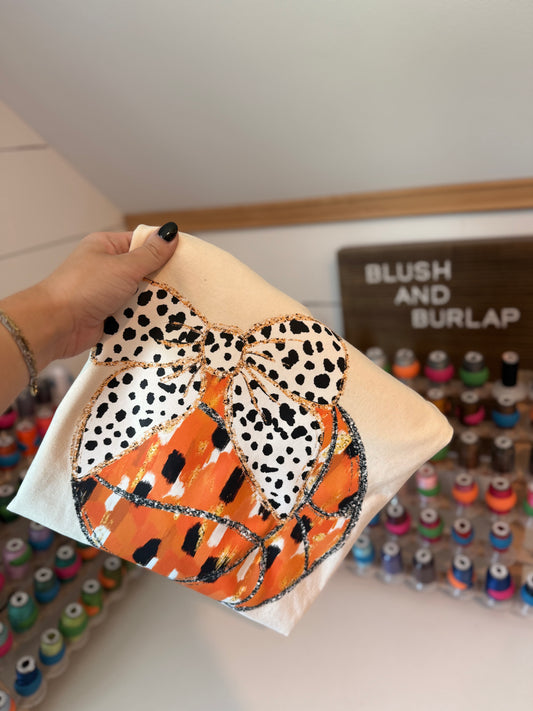 Basketball Dalmation Bow