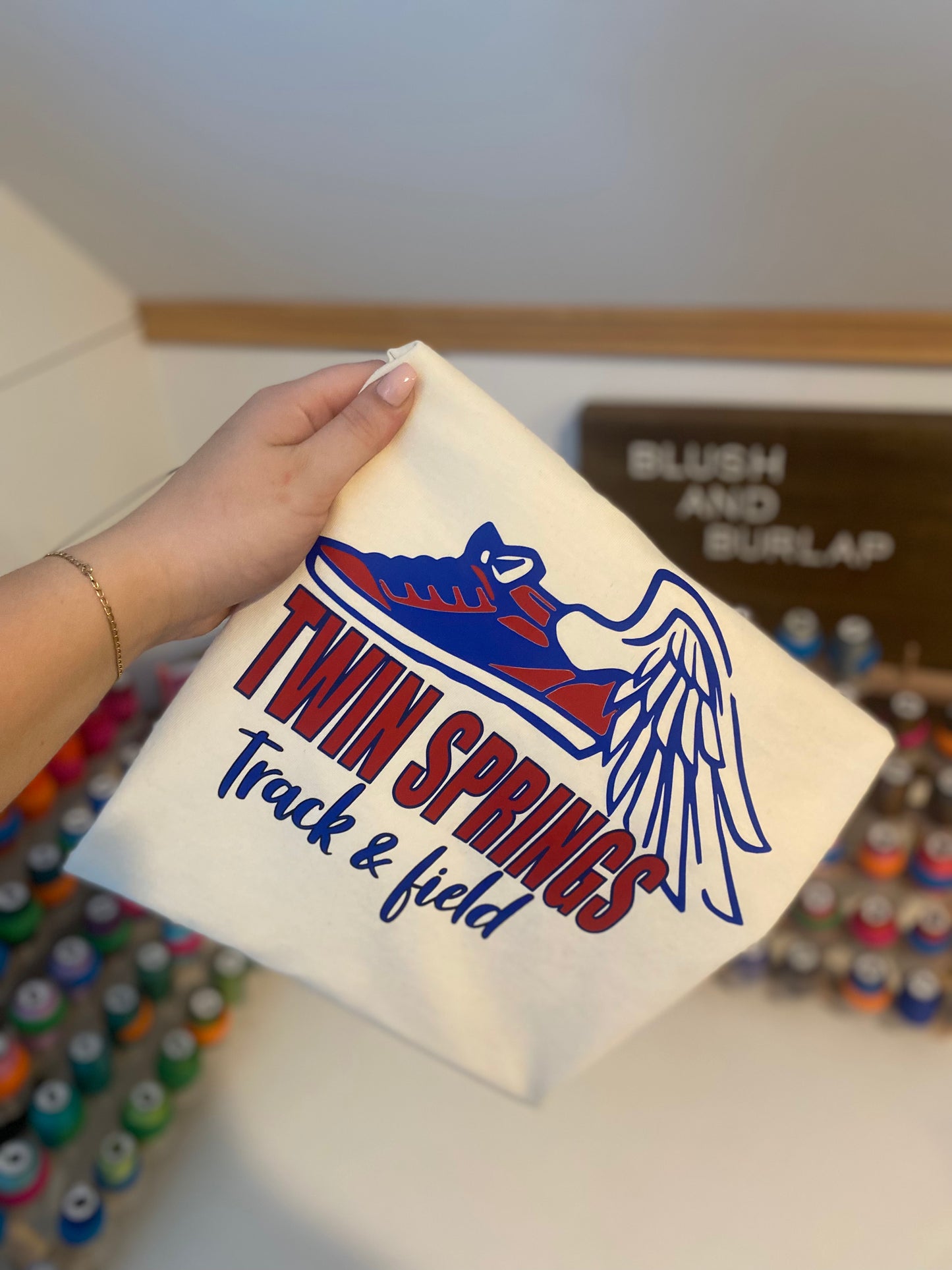 Custom Two Color Track Team