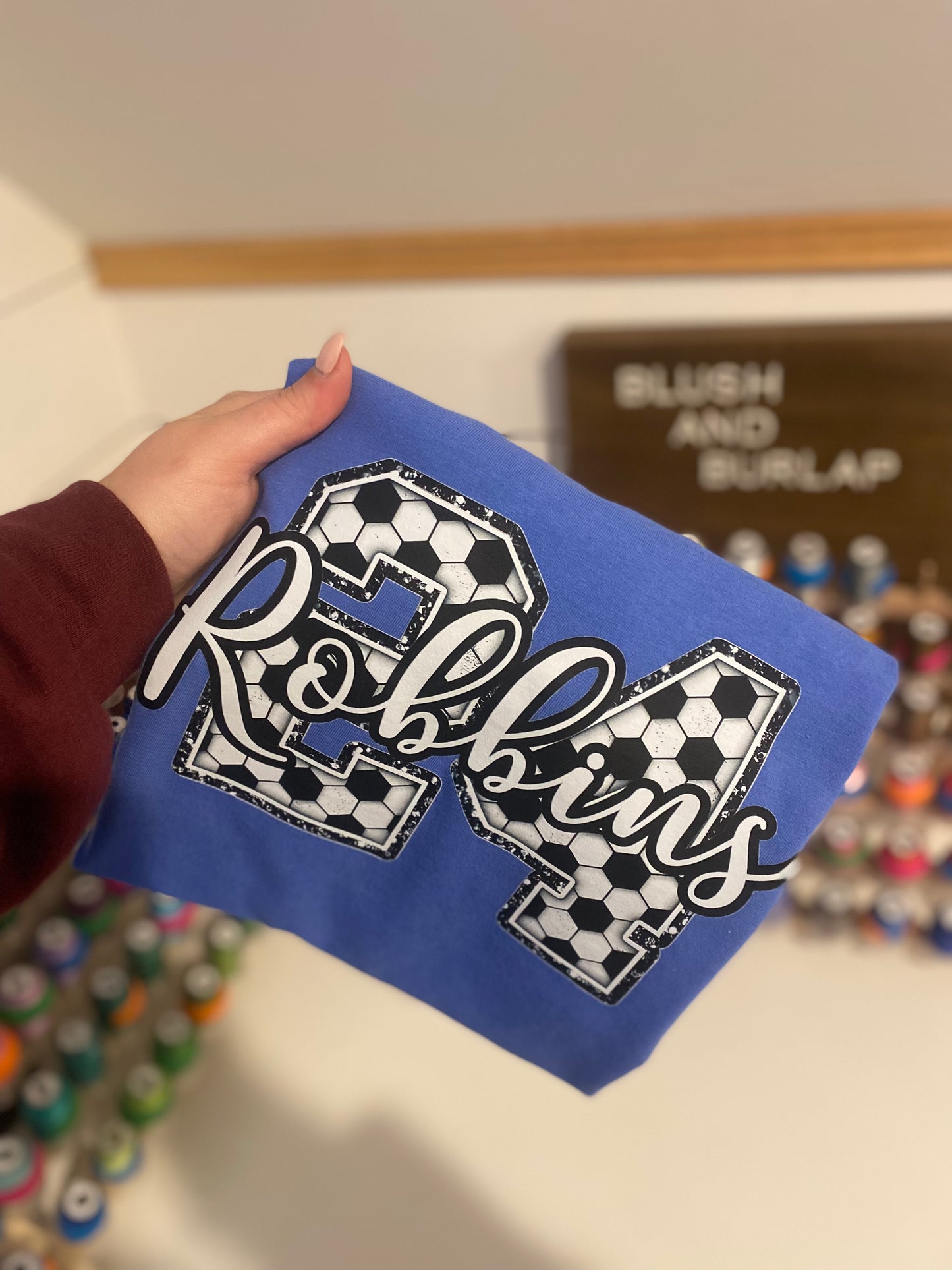 Soccer Number + Name (custom)