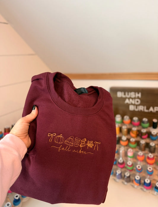 Fall Vibes (embroidered)
