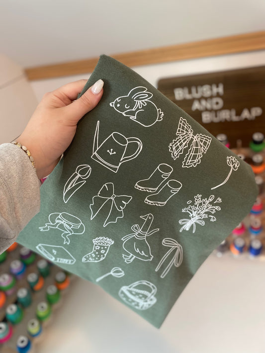 Spring Doodle Collage