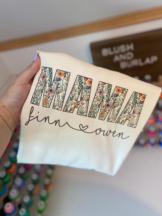 Custom Floral Name