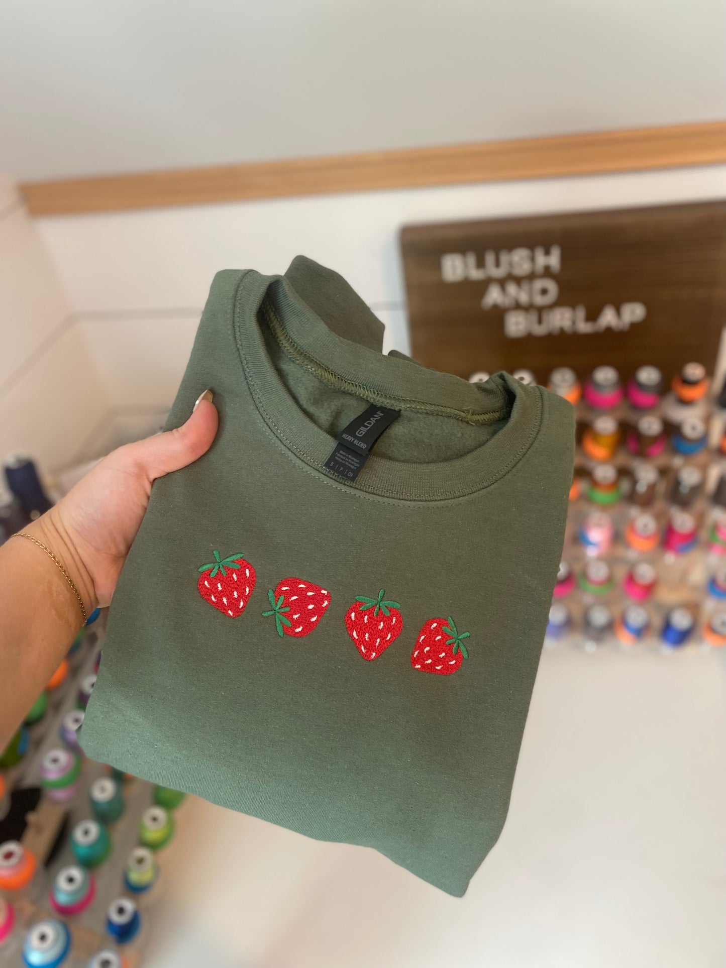 Strawberries (embroidered)