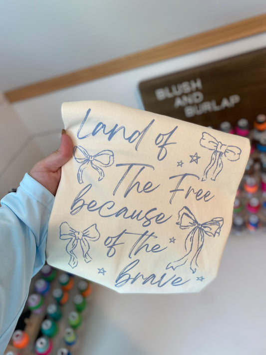 Land of the Free Because of the Brave (coquette)