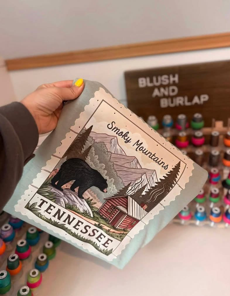 Smoky Mountain TN Stamp