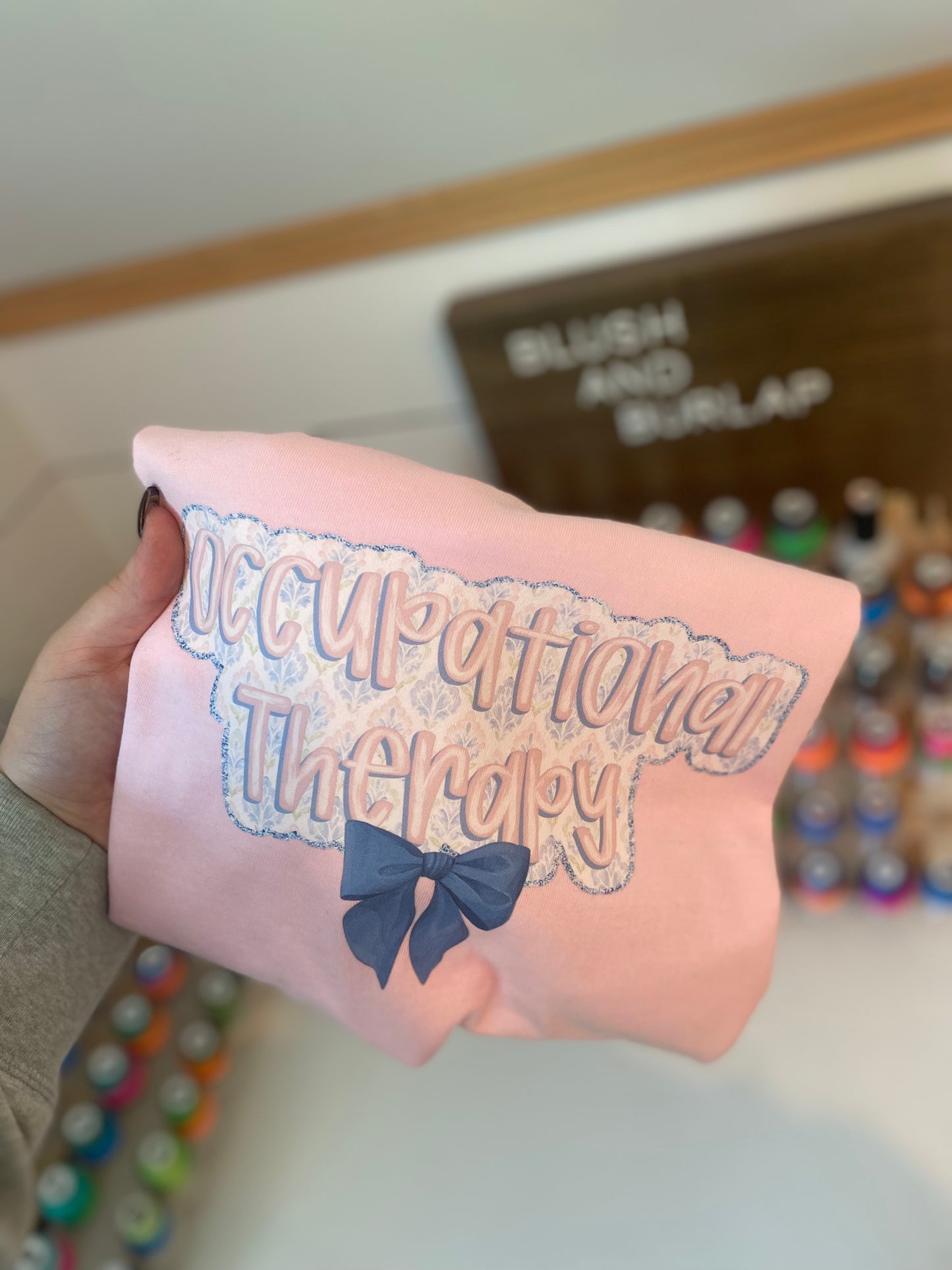 Occupational Therapy Pink/Blue Coquette
