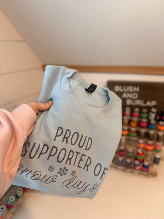 Proud Supporter of Snow Days