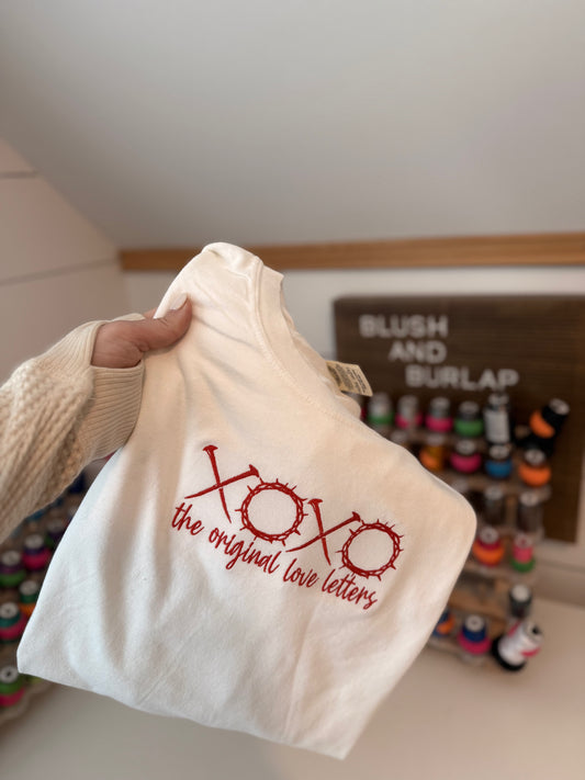 XOXO Original Love Letters - Embroidered