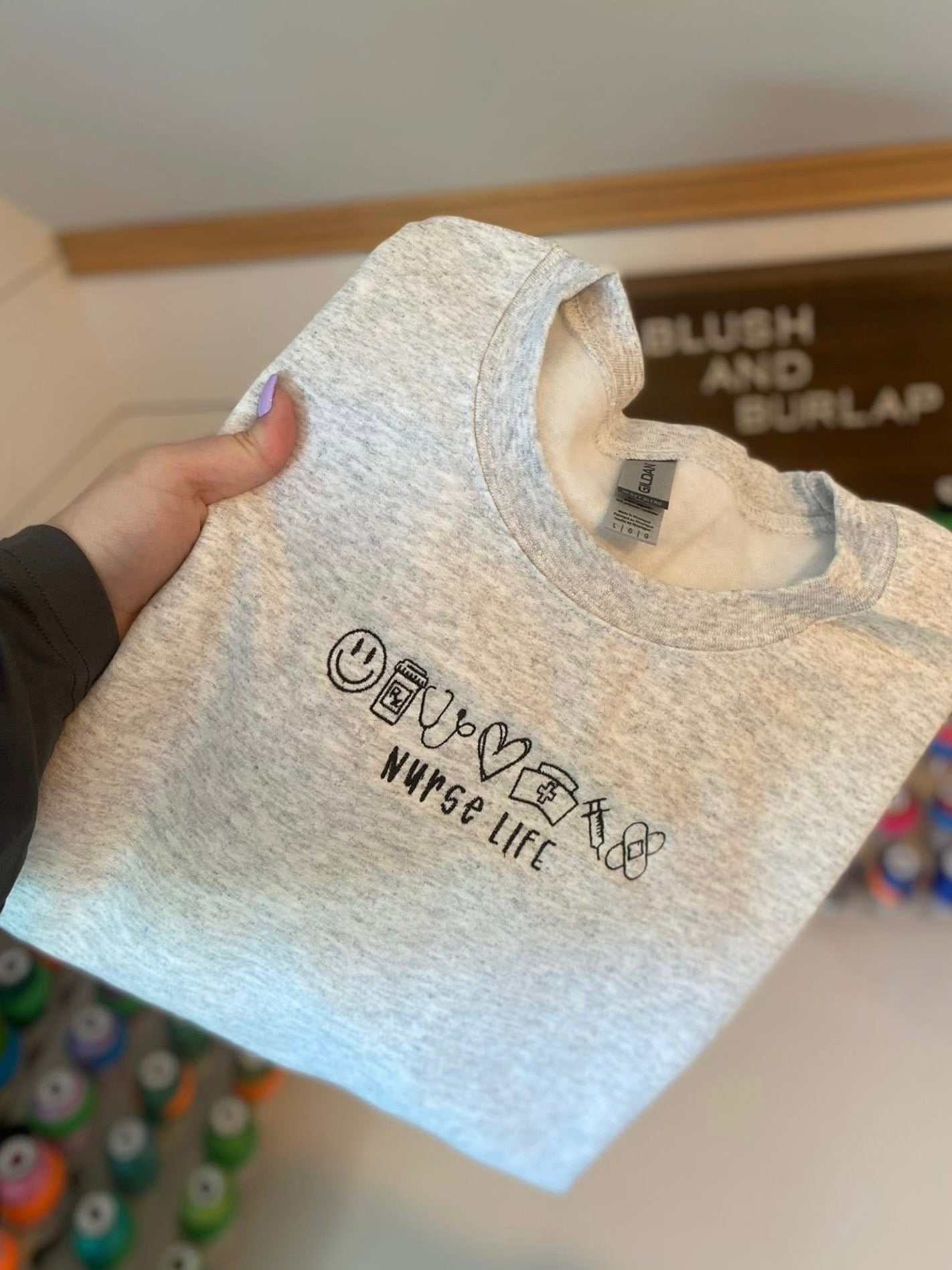 Nurse Life Icons - Embroidered