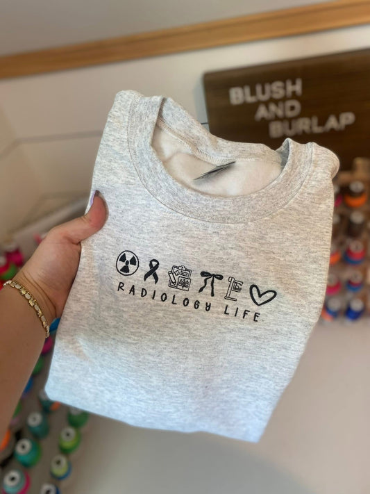 Radiology Life Icons - Embroidered