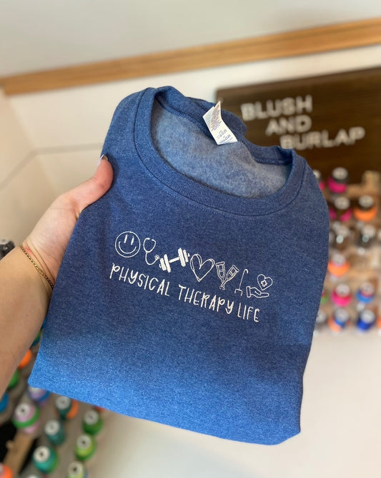 Physical Therapy Life Icons - Embroidered