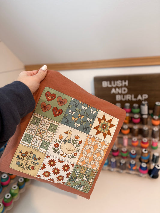 Quilted 9 Panel - Goose