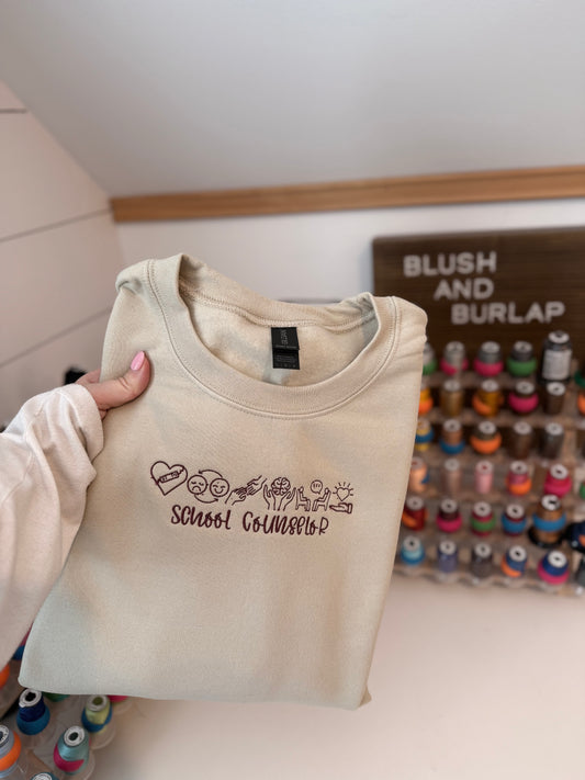 School Counselor - Embroidered