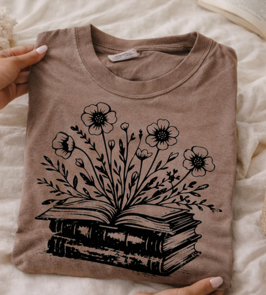 Vintage Book Flowers