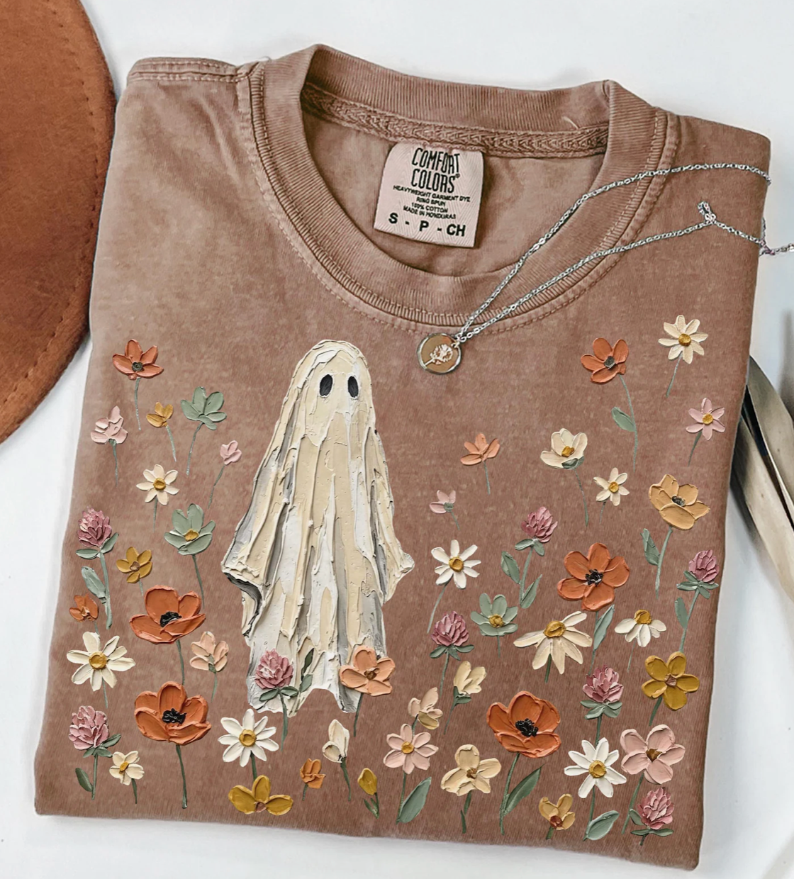 Ghost with Flowers