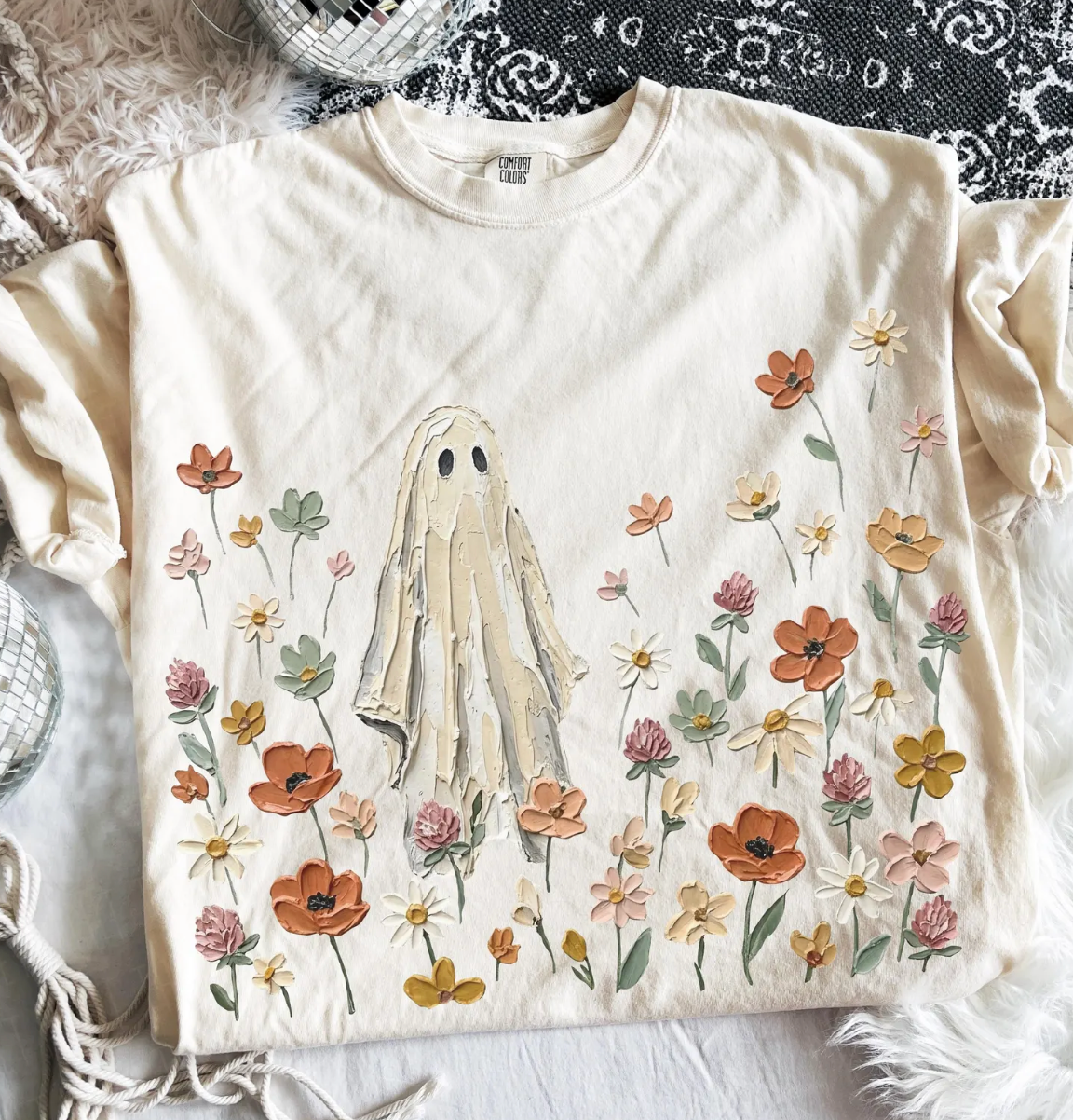 Ghost with Flowers